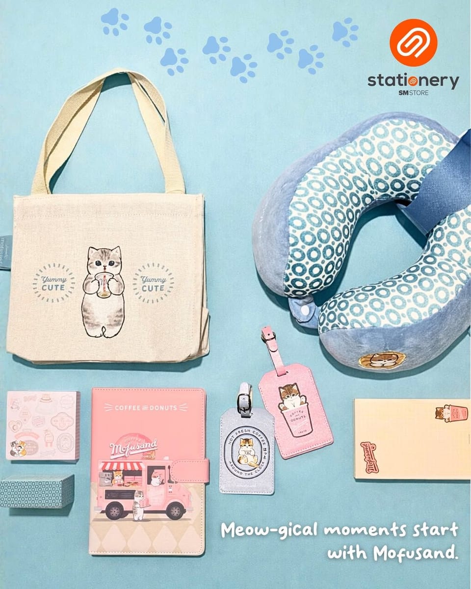 mofusand stationery by sm blue